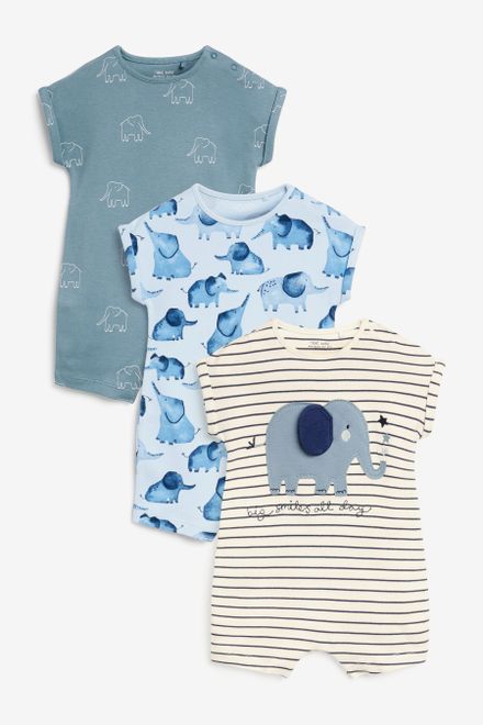 Next / Ромпер, 3 шт. для мальчика