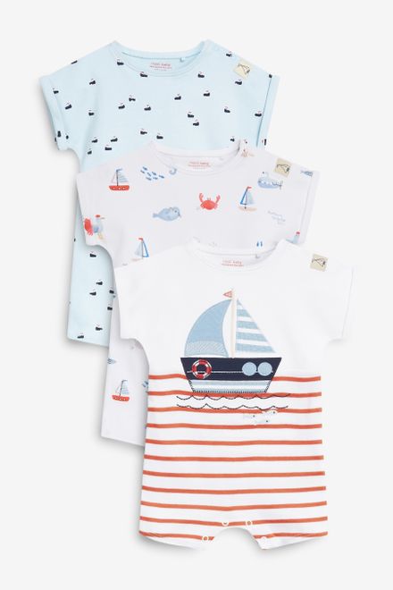 Next / Ромпер, 3 шт. для мальчика