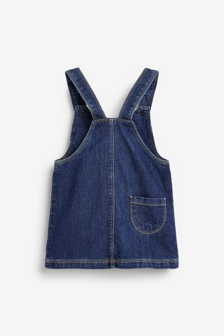 Next / Комплект сарафан джинсовый и колготки для девочки - фото 6