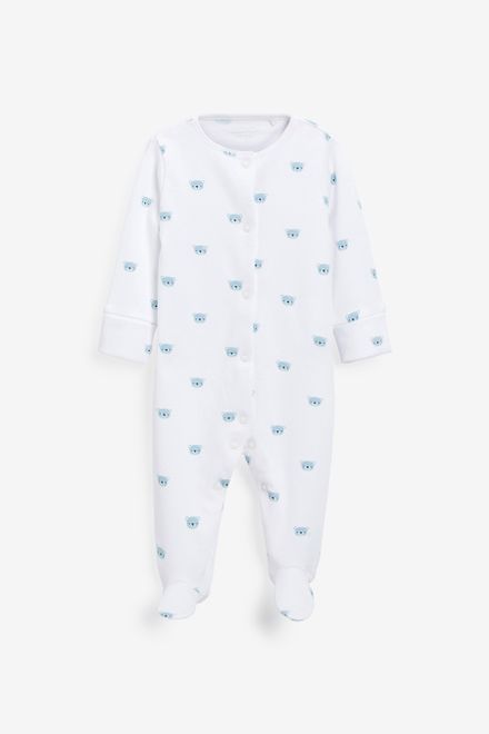 Next / Комплект слип 2 шт, полукомбинезон боди и шапка для мальчика - фото 2