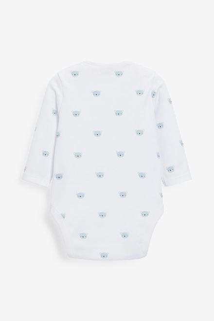 Next / Комплект слип 2 шт, полукомбинезон боди и шапка для мальчика - фото 8