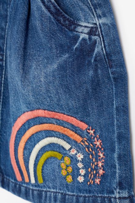 Next / Юбка джинсовая для девочки - фото 3