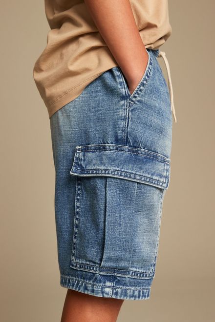 Next / Шорты карго джинсовые для мальчика