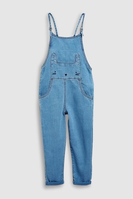 Next / Полукомбинезон джинсовый для девочки
