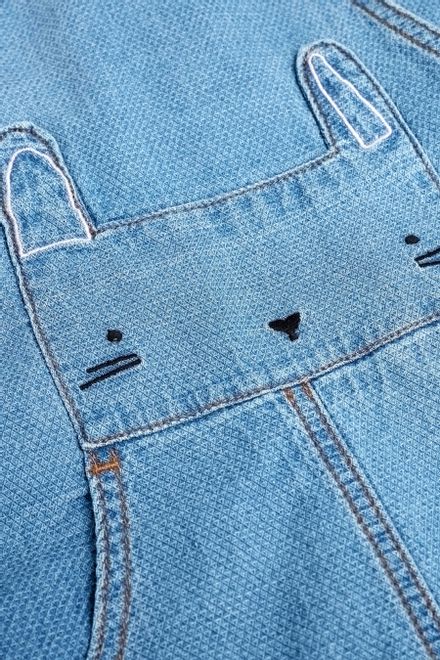 Next / Полукомбинезон джинсовый для девочки