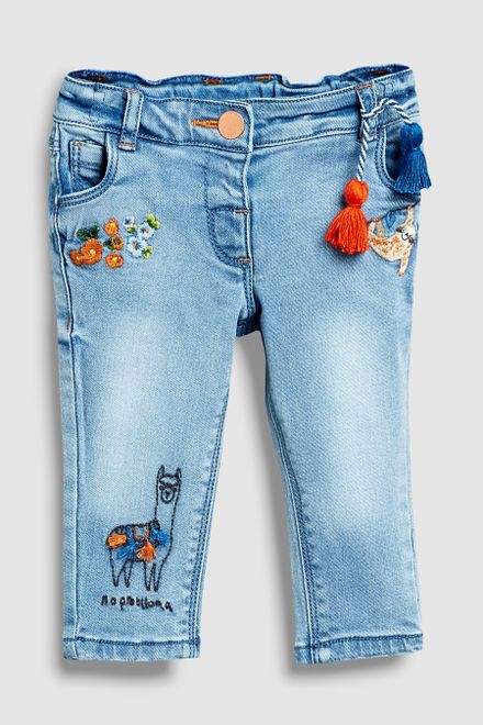 Next / Джинсы для девочки - фото 3