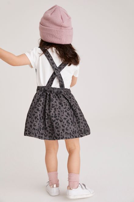 Next / Комплект футболка и юбка джинсовая для девочки - фото 2