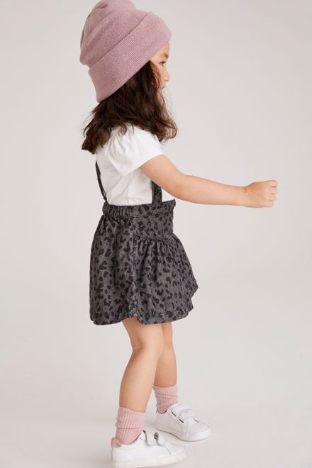 Next / Комплект футболка и юбка джинсовая для девочки - фото 3