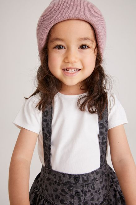 Next / Комплект футболка и юбка джинсовая для девочки - фото 4