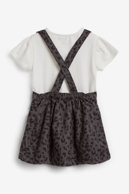 Next / Комплект футболка и юбка джинсовая для девочки - фото 6