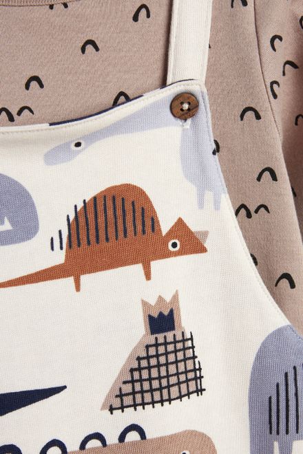 Next / Комплект боди и полукомбинезон для мальчика - фото 4