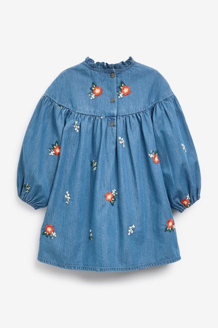 Next / Платье джинсовое для девочки - фото 2