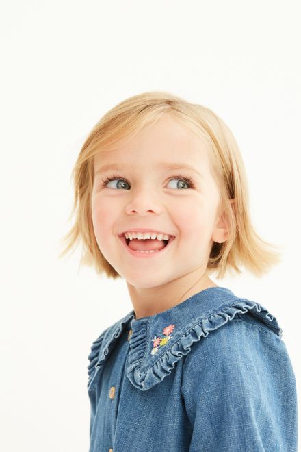 Next / Платье джинсовое для девочки - фото 3