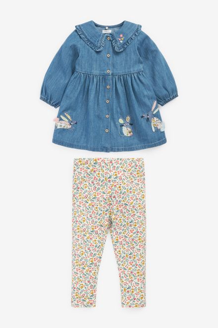 Next / Платье джинсовое для девочки - фото 5