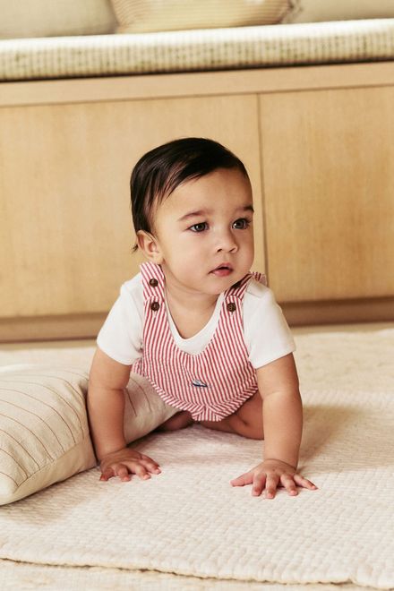 Next / Комплект боди и полукомбинезон для мальчика - фото 10