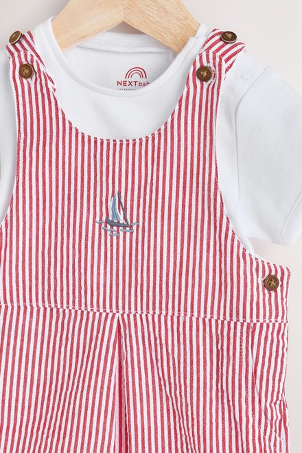 Next / Комплект боди и полукомбинезон для мальчика - фото 4