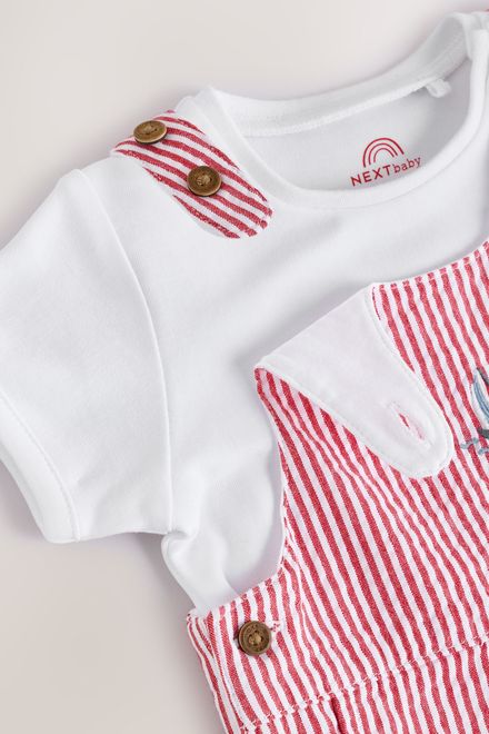 Next / Комплект боди и полукомбинезон для мальчика - фото 5