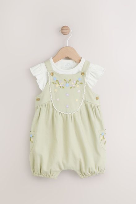 Next / Комплект боди и ромпер для девочки