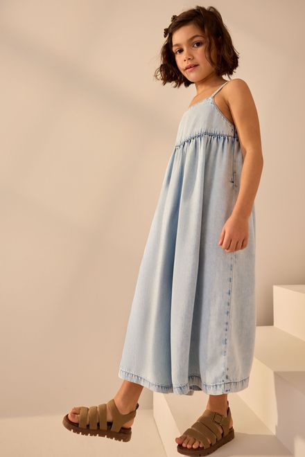 Next / Полукомбинезон джинсовый для девочки