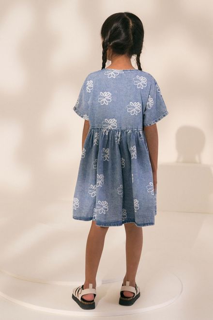 Next / Платье джинсовое для девочки - фото 3