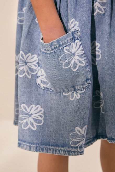 Next / Платье джинсовое для девочки - фото 4