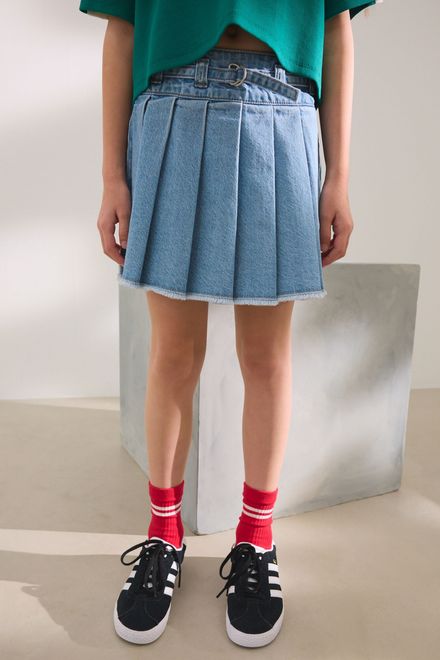 Next / Юбка джинсовая плиссированная для девочки