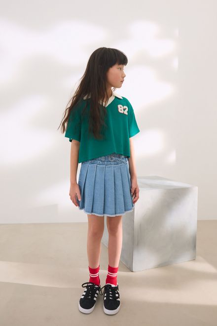 Next / Юбка джинсовая плиссированная для девочки