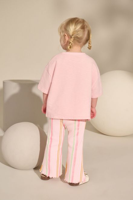 Next / Комплект футболка и легинсы расклешенные для девочки - фото 2