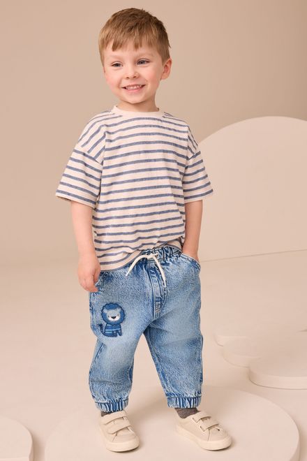 Next / Джинсы с вышивкой для мальчика