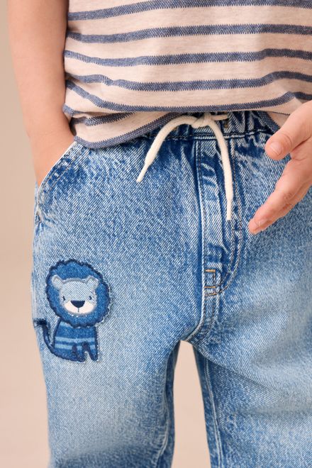 Next / Джинсы с вышивкой для мальчика