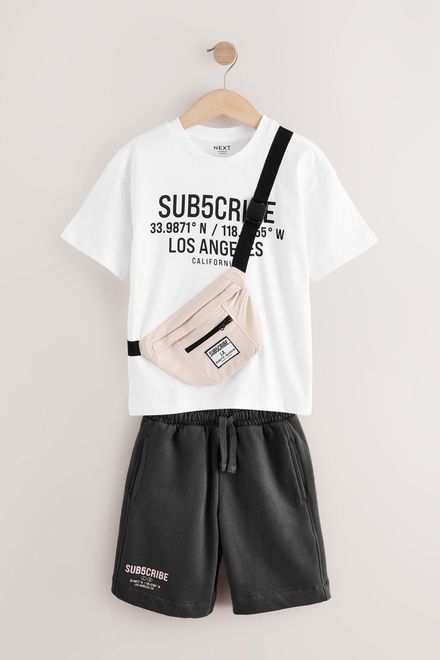 Next / Комплект футболка и шорты трикотажные для мальчика