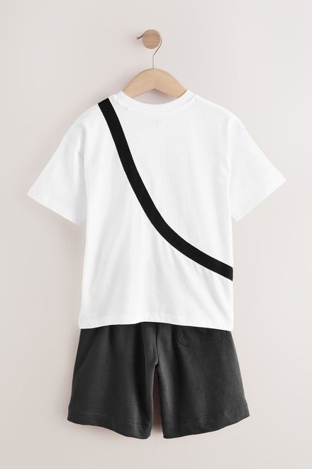 Next / Комплект футболка и шорты трикотажные для мальчика - фото 7