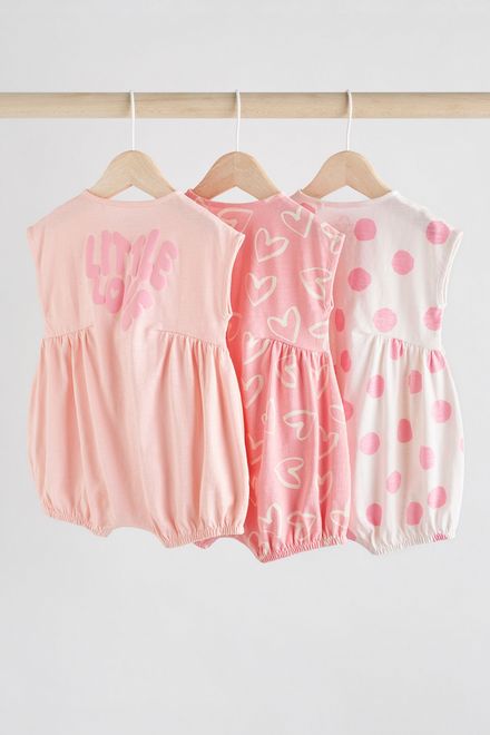 Next / Ромпер, 3 шт. для девочки - фото 5