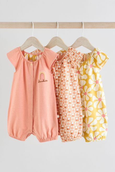 Next / Ромпер, 3 шт. для девочки