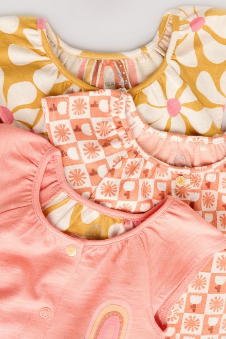 Next / Ромпер, 3 шт. для девочки