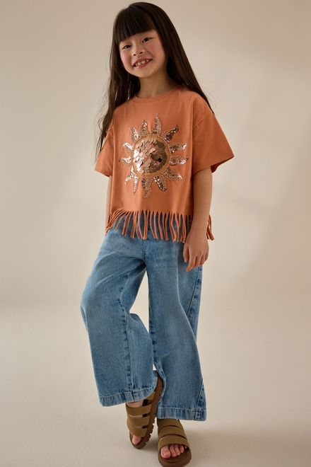 Next / Футболка с пайетками для девочки - фото 2