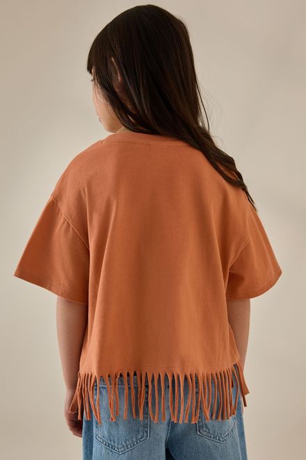 Next / Футболка с пайетками для девочки - фото 3