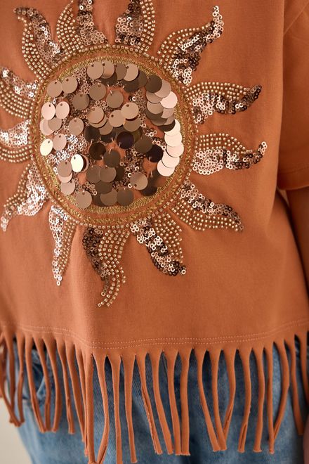 Next / Футболка с пайетками для девочки - фото 4