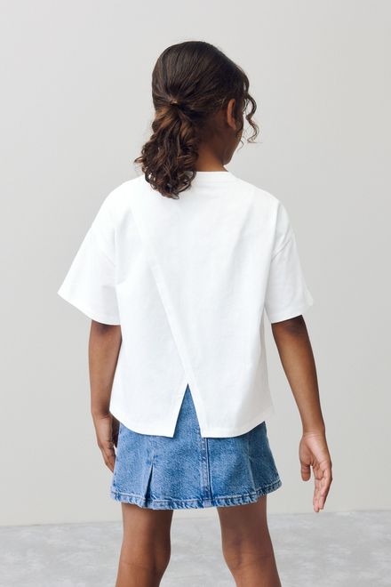 Next / Футболка с пайетками для девочки - фото 4