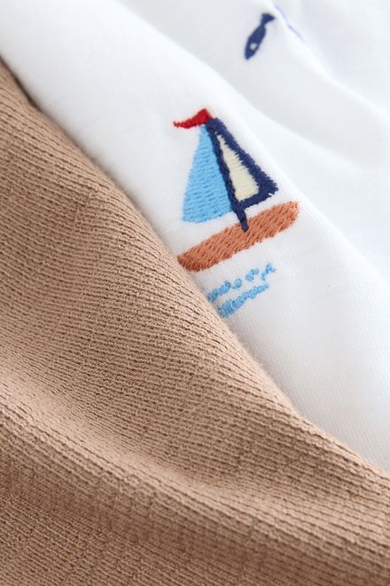 Next / Комплект поло с коротким рукавом и шорты для мальчика - фото 8