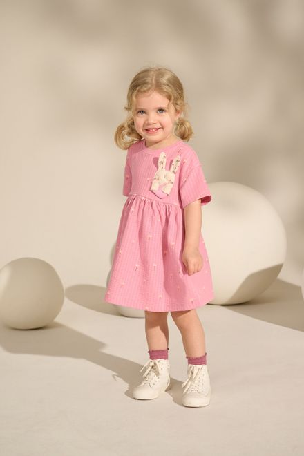 Next / Платье с кроликом для девочки - фото 2