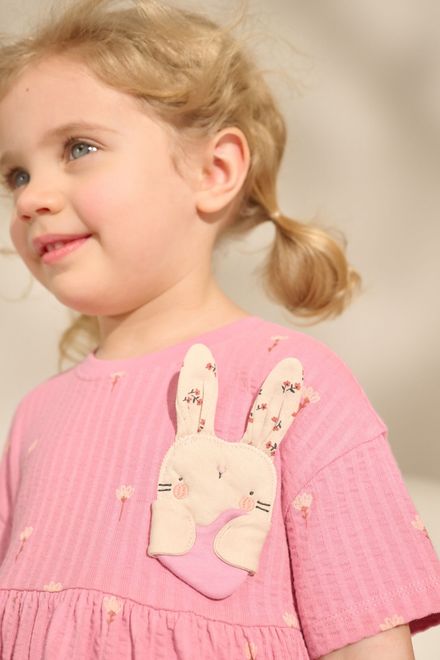 Next / Платье с кроликом для девочки - фото 4