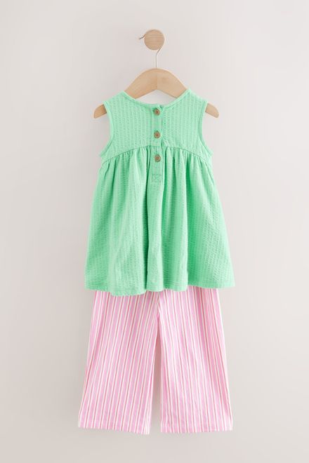 Next / Комплект блузка и брюки с принтом для девочки