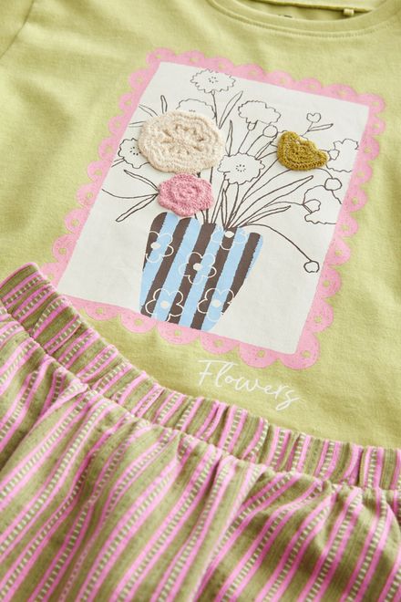 Next / Комплект футболка c аппликацией и юбка для девочки - фото 7