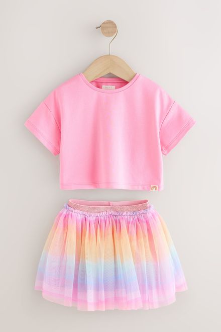 Next / Комплект футболка и юбка-пачка для девочки