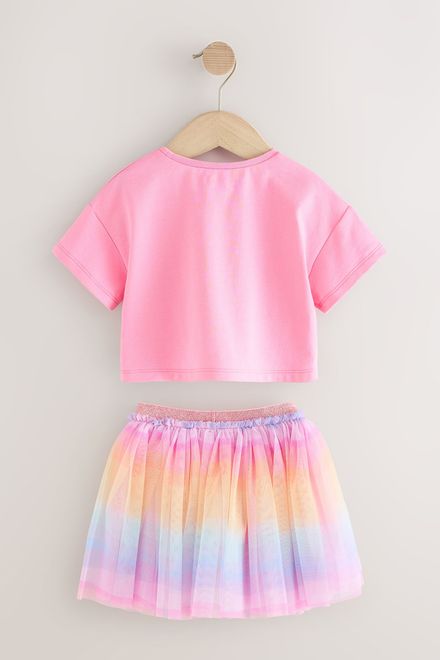 Next / Комплект футболка и юбка-пачка для девочки - фото 4