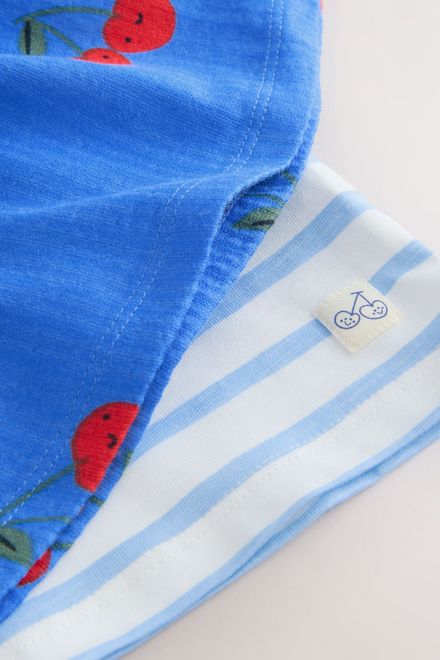 Next / Комплект футболка и юбка с принтом для девочки - фото 9