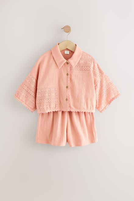 Next / Комплект блузка и шорты для девочки