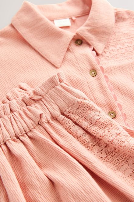 Next / Комплект блузка и шорты для девочки - фото 5