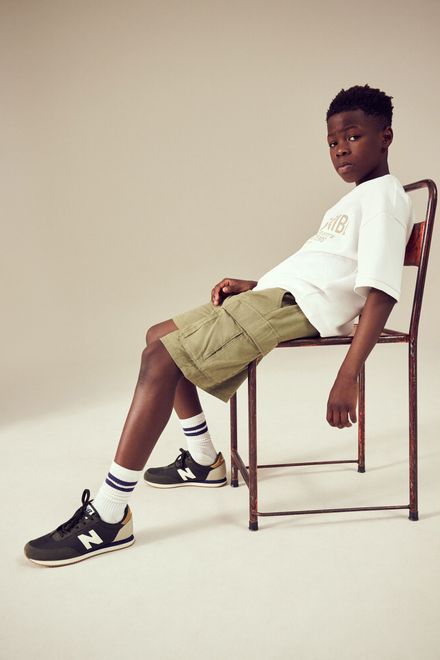 Next / Шорты карго льняные для мальчика